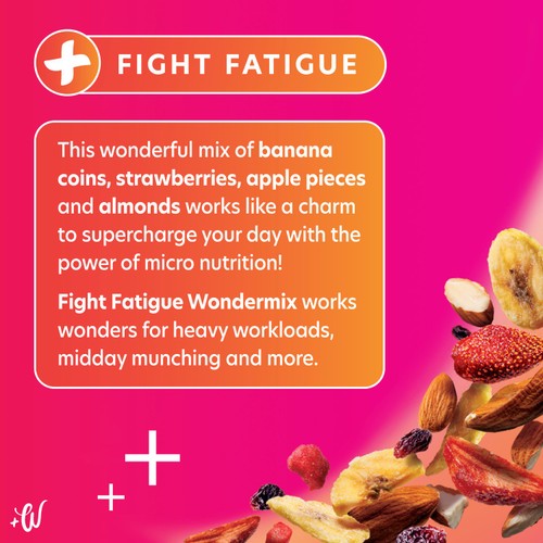 Wondermix Fight Fatigue Banana, Strawberries And Apple   200g