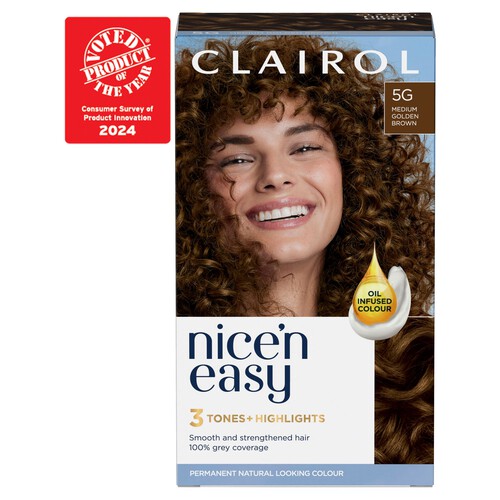 Nice 'N Easy Permanent Colour 117 Natural Medium Goldenbrown Hair Dye