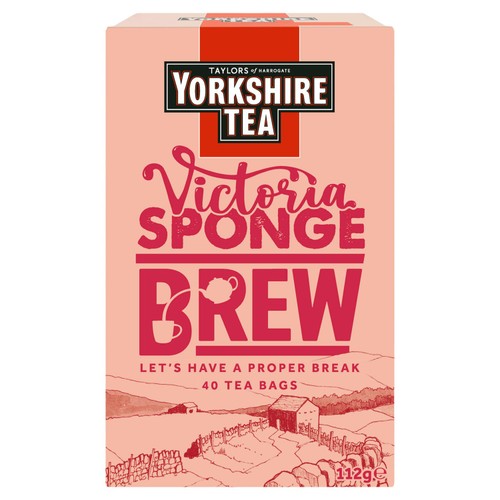 Yorkshire Tea Victoria Sponge Brew 40s 112g