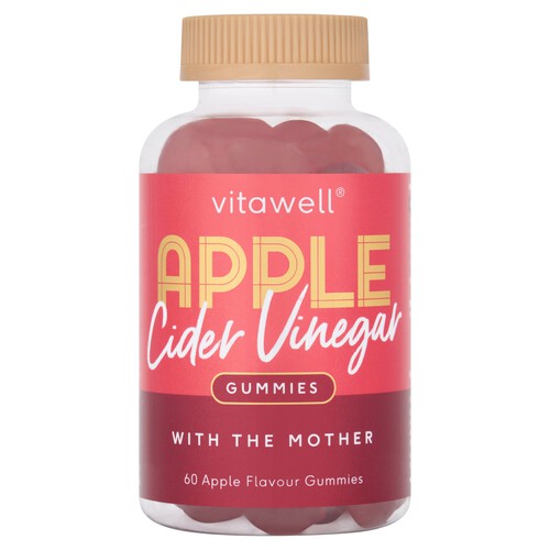 Vitawell Apple Cider Vinegar Gummies 60s