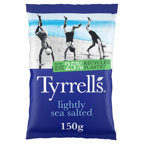 Tyrrells Lightly Sea Salted  Sharing Crisps 