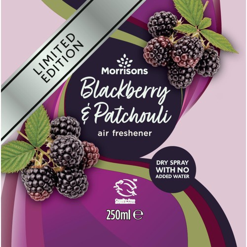 Morrisons Blackberry & Patchouli Trigger Air Freshner 250ml