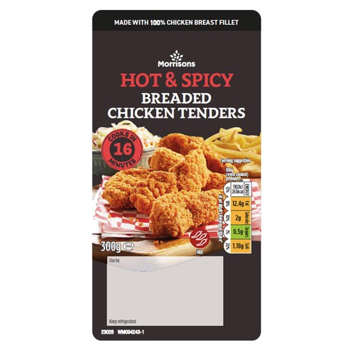 Morrisons Hot & Spicy Breaded Chicken Tenders