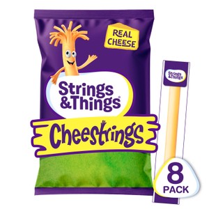 Strings & Things Cheestrings Twisted Cheese Snack 8x20g