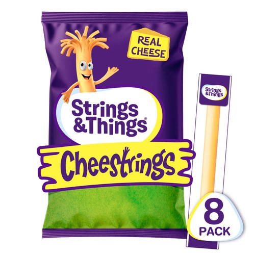 Strings & Things Cheestrings Cheese Snack 8 x 20g