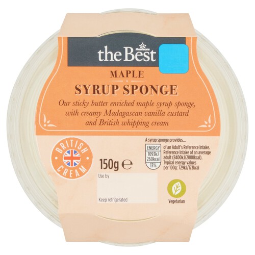 Morrisons The Best Maple Syrup Sponge 