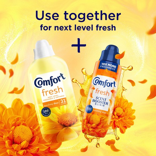 Comfort Fresh Scent Booster Elixir Sunshiny Days 32 Washes 