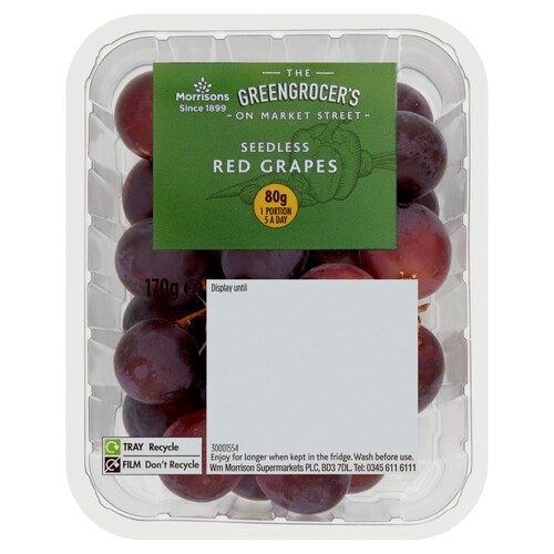 Morrisons Red Grapes 