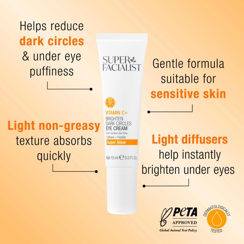 Super Facialist Vitamin C+ Brighten Dark Circles Eye Cream 