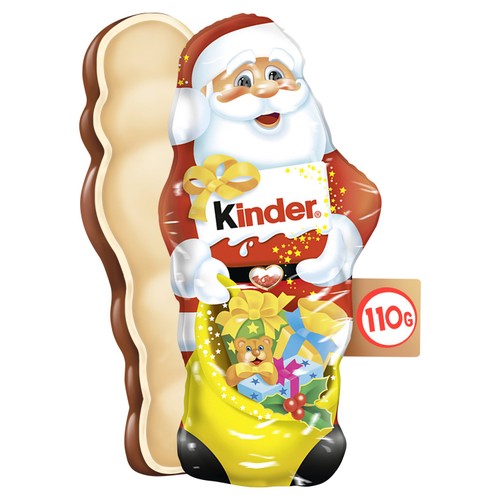 Kinder Milk Chocolate Christmas Santa Gift 110g