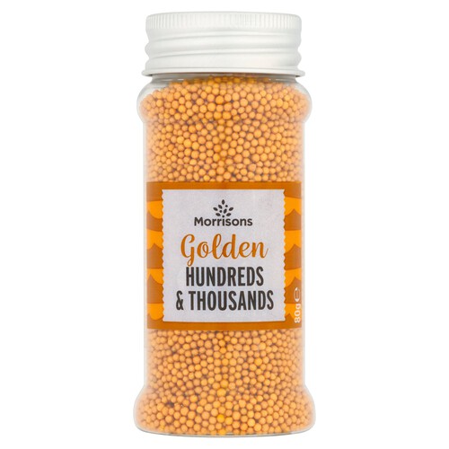 Morrisons Gold Hundreds And Thousands Sprinkles 