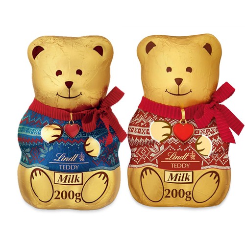 Lindt Teddy Christmas Milk Chocolate 200g