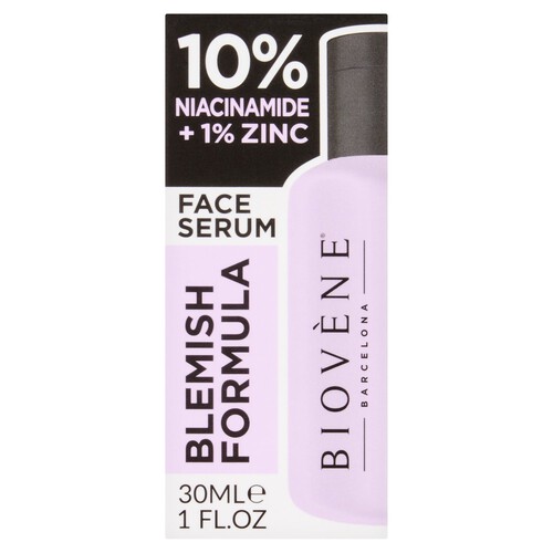 Biovene Blemish 10% Niacinamide + 1% Zinc Facial Serum Treatment 