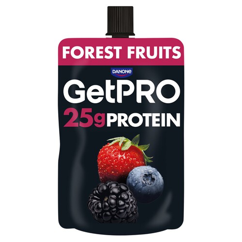 Getpro Forest Fruits 25g High Protein Yoghurt Pouch 