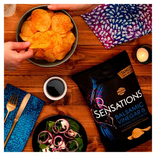 Walkers Sensations Balsamic Vinegar & Caramelised Onion Sharing Crisps