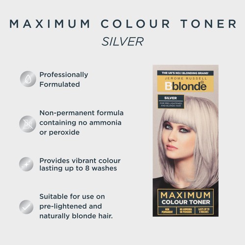 Jerome Russell B Blonde Maximum Colour Toner Silver