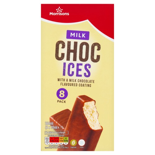 Morrisons Milk Choc Ices