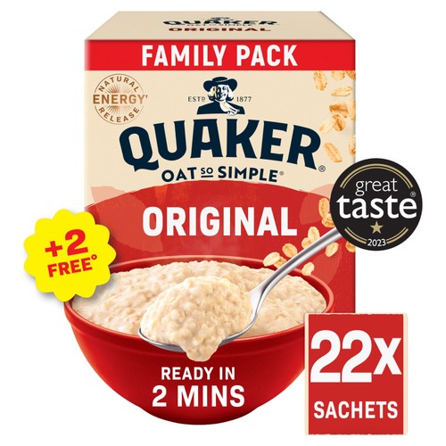 Quaker Oat So Simple Original 22 Sachets 