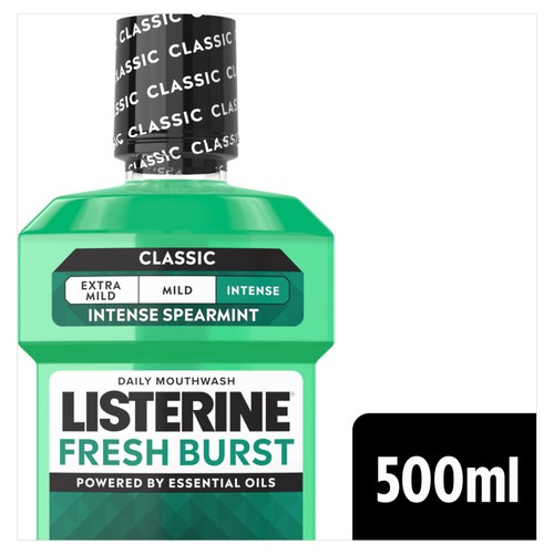 Listerine Fresh Burst Mouthwash 500ml