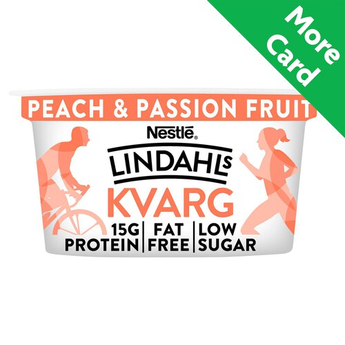 Lindahls Kvarg Peach And Passion Fruit