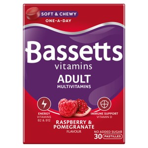 Bassetts Vitamins Adult Multivitamins - Raspberry & Pomegranate Flavour 60s
