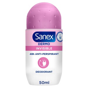 Sanex Dermo Invisible Dry Antiperspirant Roll On Deodorant | Morrisons