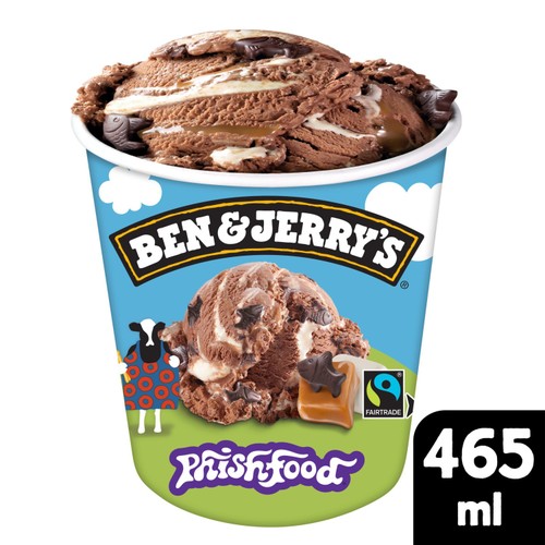 Ben & Jerry's Phish Food Chocolate Ice Cream Tub 465ml