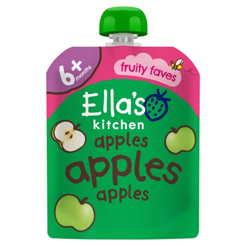 Ella's Kitchen Apples Apples Apples First Tastes Baby Food Pouch 4+ Months