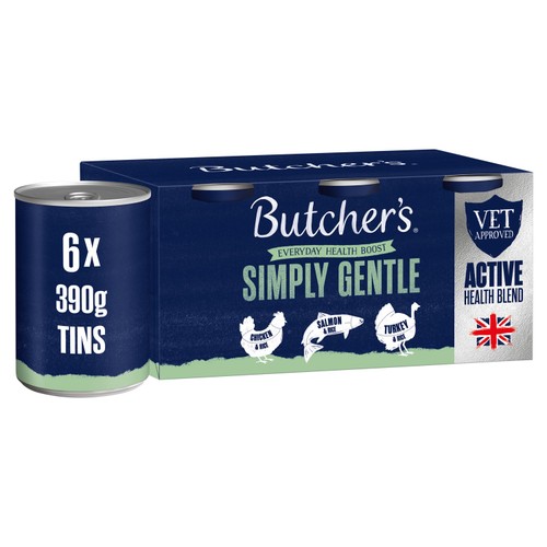 Butcher's Wholegrain Simply Gentle Dog Food Tins Variety Pack