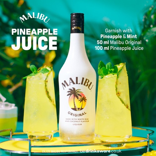 Malibu Original White Rum with Coconut Flavour