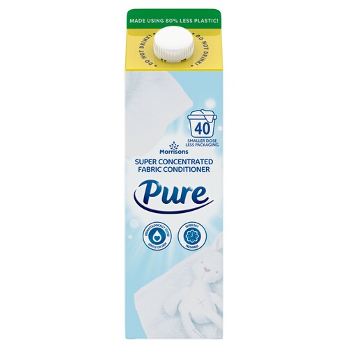 Morrisons Pure Fabric Conditioner 40 Washes