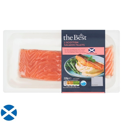 Morrisons The Best Scottish Salmon Fillets 2 Pack 220g