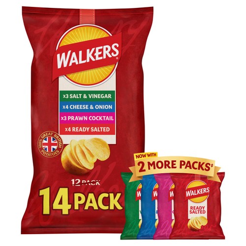 Walkers Classic Variety Crisps  14 x 25g