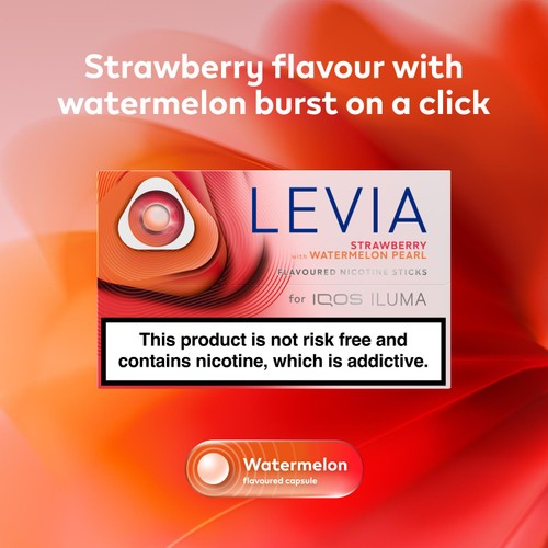 LEVIA Strawberry with Watermelon Tobacco-Free Sticks