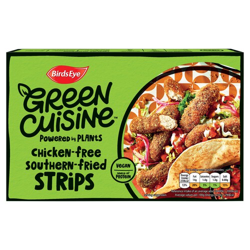 Birds Eye Green Cuisine Vegan Chicken Free Southern Fried Strips