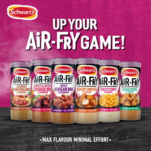 Schwartz Air Fry Charred Turkish Bbq Seasoning 115g