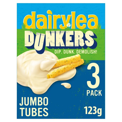 	 Dairylea Dunkers Jumbo Tubes Cheese Snack