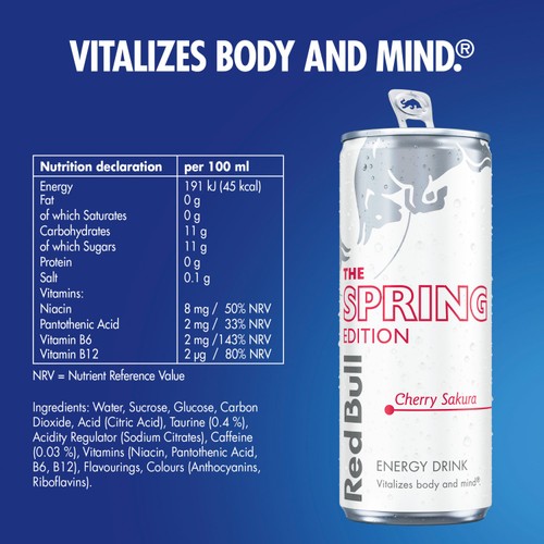 Red Bull Cherry Edition 4X250 ML