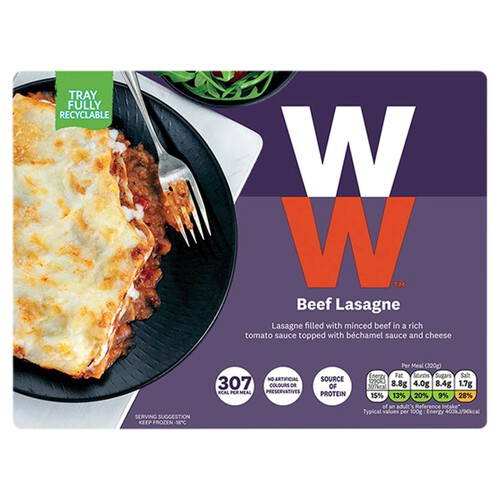 Weight Watchers from Heinz Beef Lasagne Frozen Ready Meal 