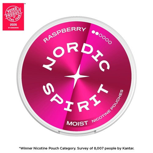 Nordic Spirit Raspberry Regular 6mg Nicotine Pouches
