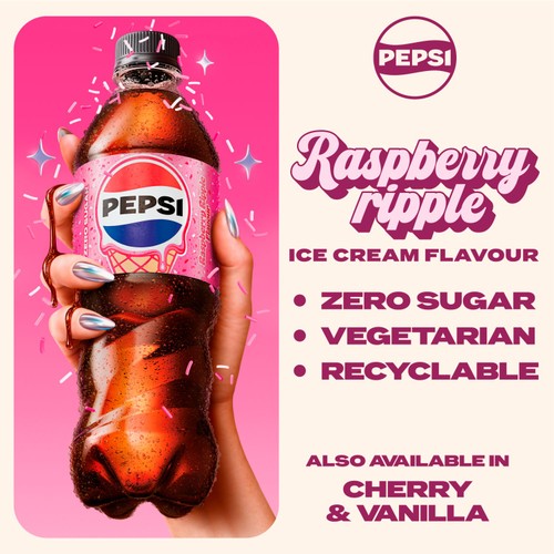 Pepsi Raspberry Ripple 500ml