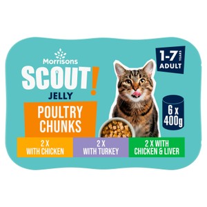 Morrisons Cat Food Meaty Feast Chunks In Jelly