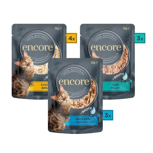 Encore Cat Pouch Finest Selection In Broth 