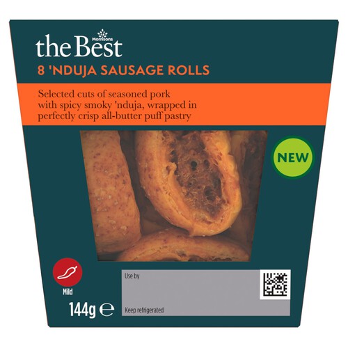 Morrisons The Best 8 'Nduja Sausage Rolls