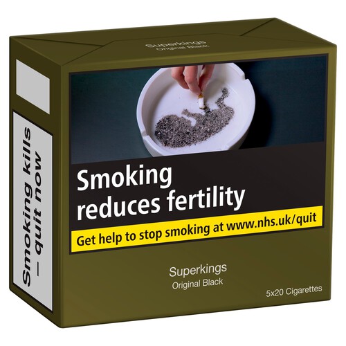 Superkings Original Black Cigarettes Multipack