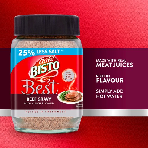 Bisto Best Reduced Salt Beef Gravy 250g