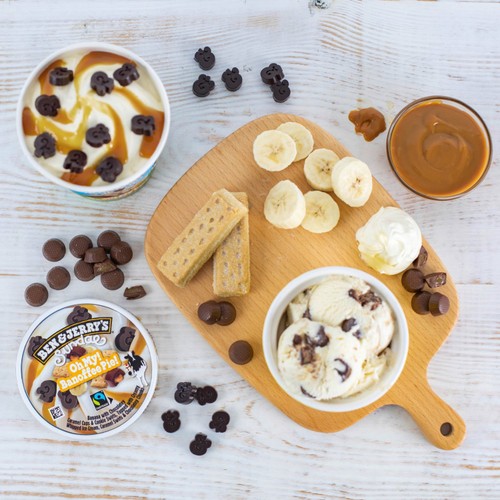 Ben & Jerry's Sundae Oh My Banoffee Pie Ice Cream Tub   427ml