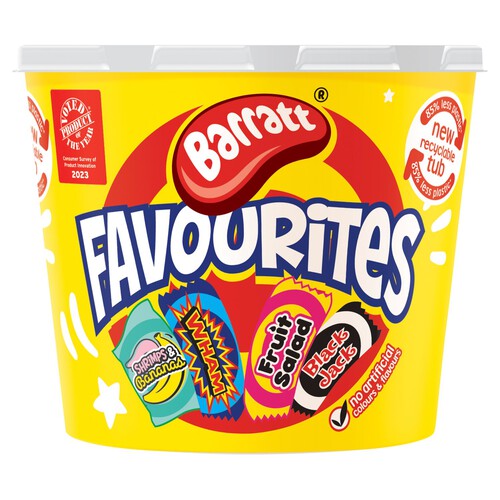 Barratt Favourites Sweets Tub