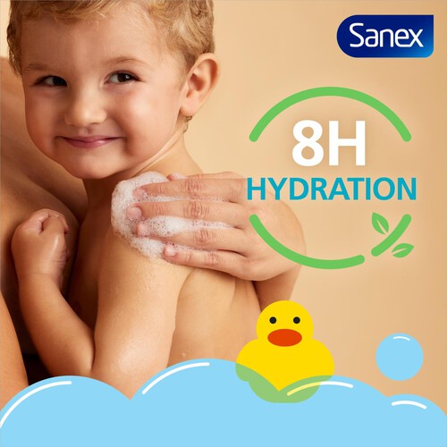 Sanex Zero% Hypoallergenic Kids Head to Toe Bath & Shower Gel