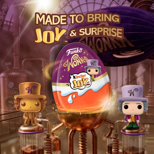 Kinder Joy Wonka Chocolate Egg 20g